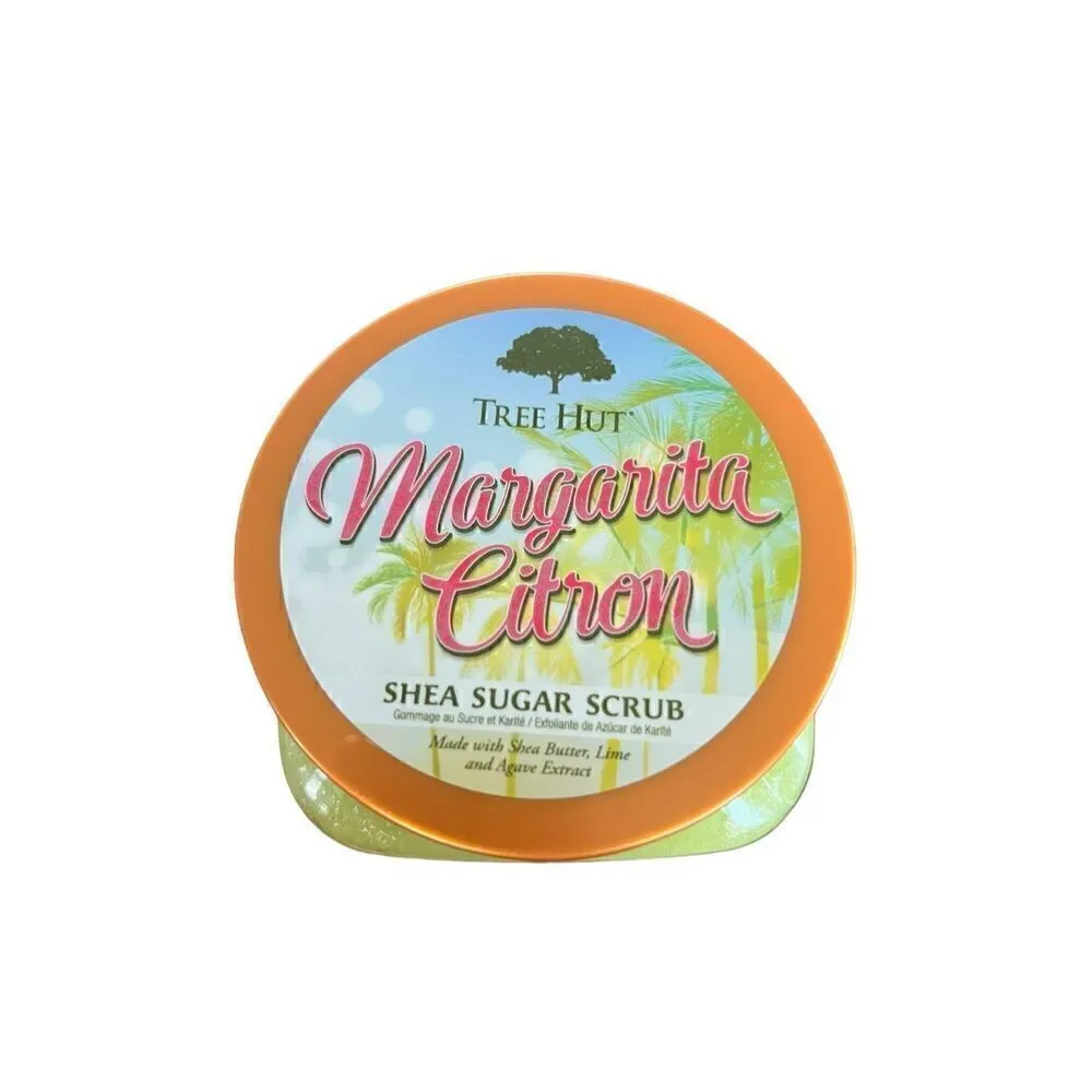 Tree Hut Margarita Citron Shea Sugar Scrub Citrus Lime Agave Extract 18 oz